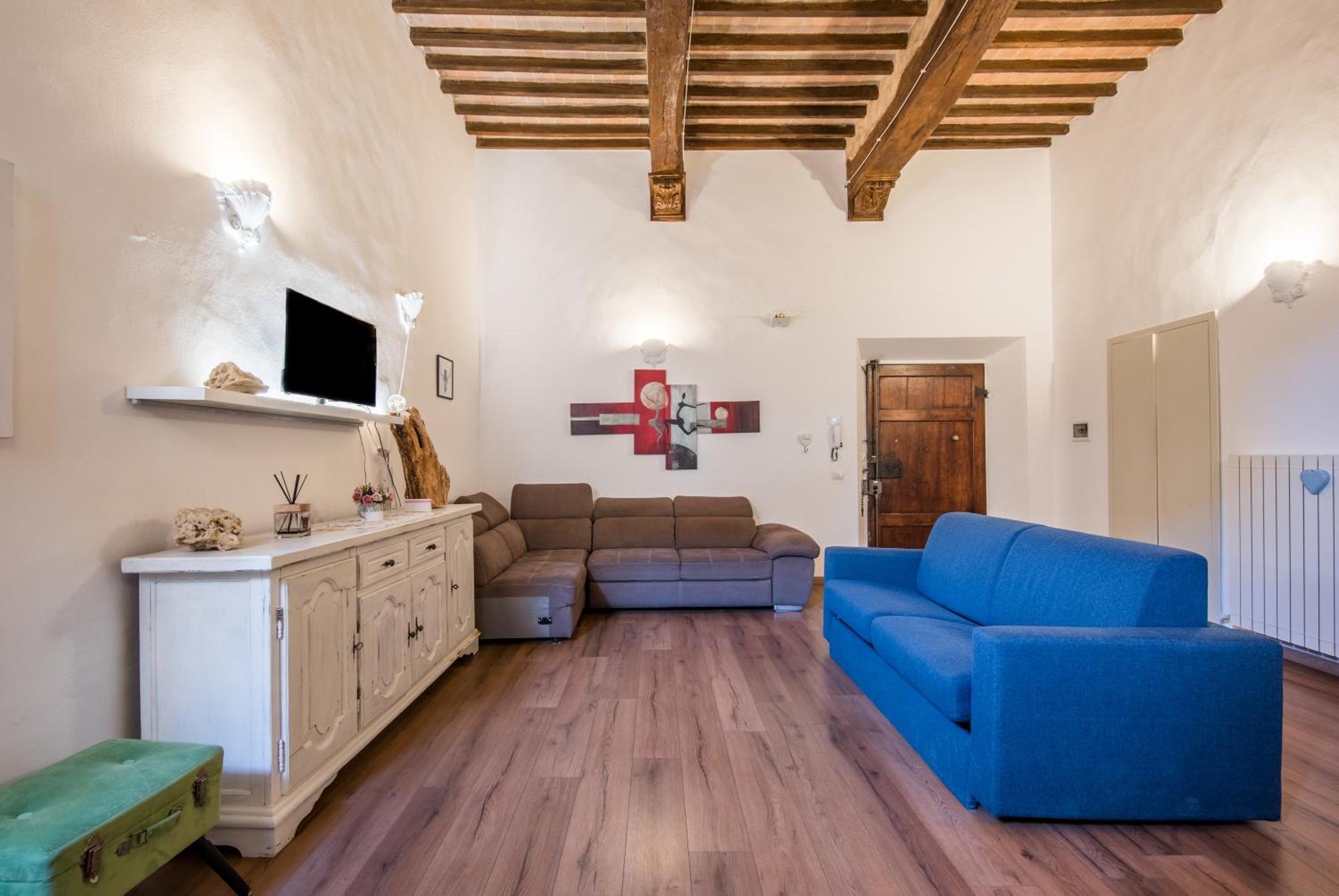 Incantevole Appartamento Banchi Di Sopra Siena Exteriér fotografie