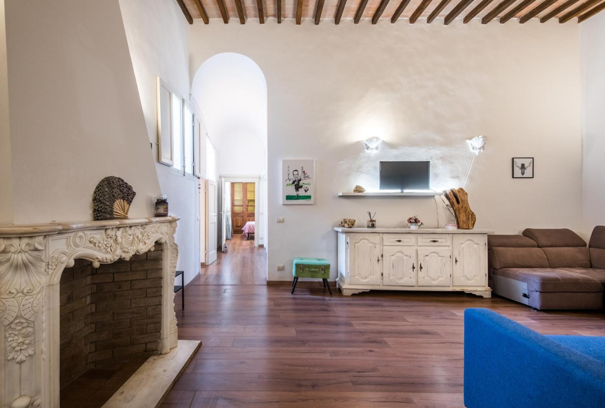Incantevole Appartamento Banchi Di Sopra Siena Exteriér fotografie