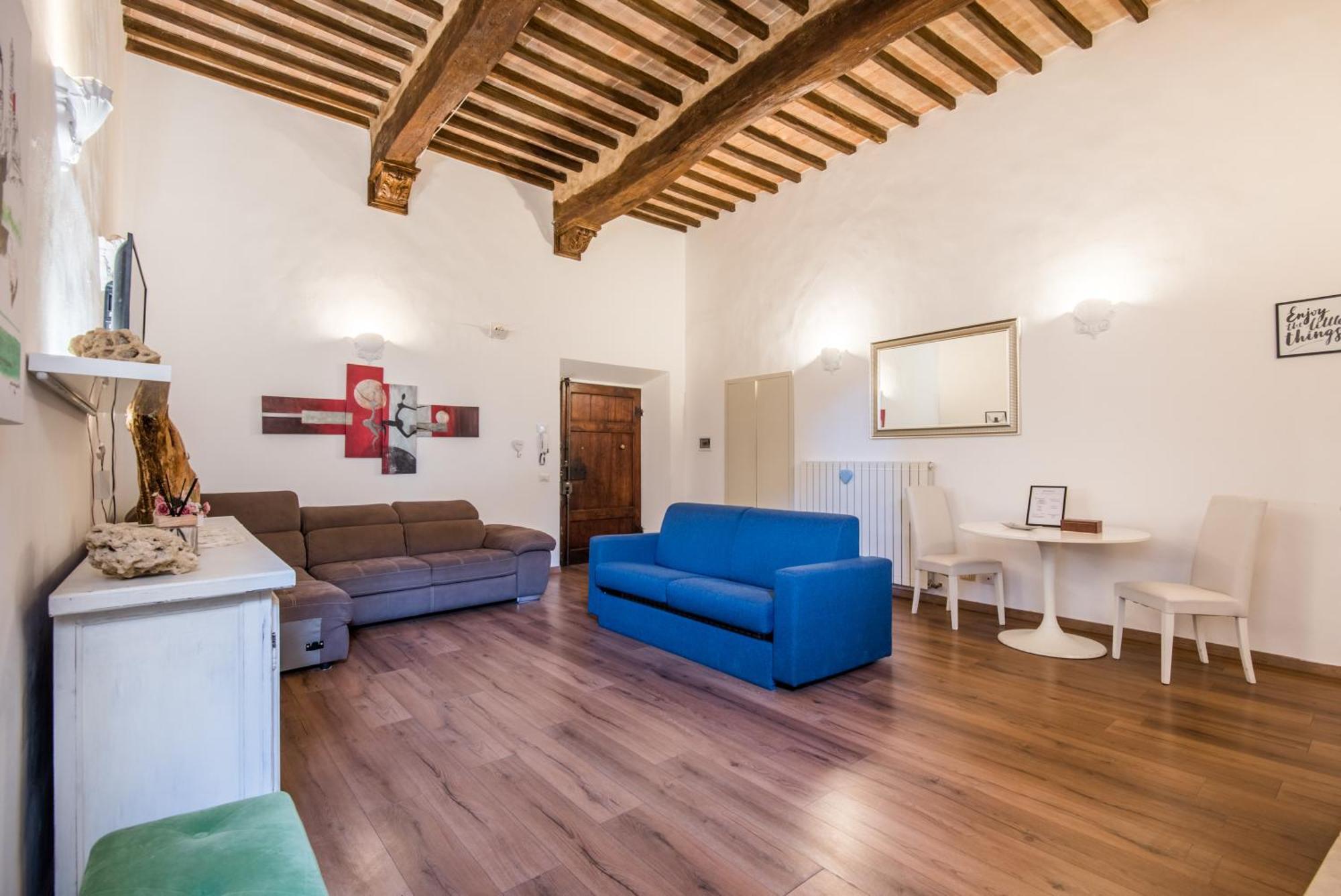 Incantevole Appartamento Banchi Di Sopra Siena Exteriér fotografie